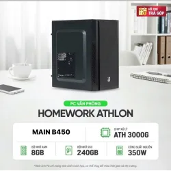 MÁY TÍNH VP I  B450  RYZEN 5 3400G  RAM 8GB  SSD 256G PSU 350W  MÀN HÌNH 22IN COMBO PHÍM CHUỘT