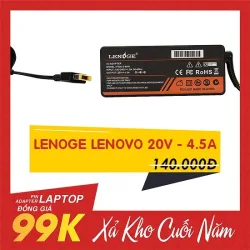 Adapter Laptop Lenovo 20V – 4.5A - Máy Tính Bàn Đắk Lắk