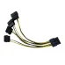 Cáp nguồn phụ(từ 8 Pin ra 4 nguồn phụ) - 1