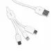 Cáp Sạc Pisen 3 in 1 AP07-1200 ( Type-C/ Lightning/ MicroUSB ) 1.2m - 2