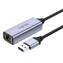 Bộ chuyển đổi USB 3.0 to LAN VEGGIEG VK306 | 1000Mbps - Máy Tính Bàn Đắk Lắk