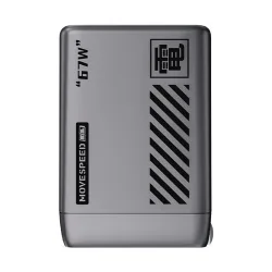 Củ sạc nhanh Movespeed CG106 67W | Super GaN, Đen - Máy Tính Bàn Đắk Lắk