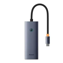 Hub chuyển đổi Type C Baseus Ultra Joy Series 6-Port HUB AIR Space Grey - Máy Tính Bàn Đắk Lắk