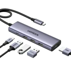 Hub chuyển đổi Type C Ugreen (15596) | 5 in 1 - Máy Tính Bàn Đắk Lắk