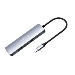 Hub chuyển đổi Type C VEGGIEG V-TC05R | 5 in 1 - Máy Tính Bàn Đắk Lắk