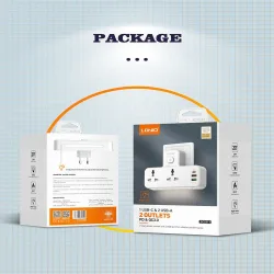 Ổ cắm điện thông minh LDNIO 2 AC Outlets Portable Extension Power Socket SC2311 - Máy Tính Bàn Đắk Lắk