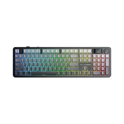 AULA F108 PRO (1288) BÀN PHÍM CƠ GAMING 3 MODE (Phiên bản Xám + đen gradient/ Nimbus V3 switch) - Máy Tính Bàn Đắk Lắk