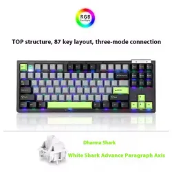 Bàn phím cơ Darmoshark TOP 87 Tri-mode RGB - Máy Tính Bàn Đắk Lắk