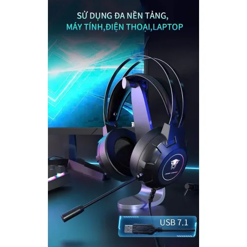 Tai Nghe Jungle Leopard E-7005A USB Box FV - 7.1 Channel