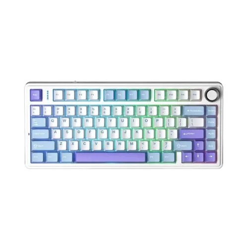 AULA F75 (1479) BÀN PHÍM CƠ GAMING 3 MODE (Phiên bản Xanh dương + trắng + tím/ Reaper switch)