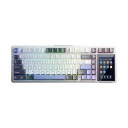 AULA L99 (3602) BÀN PHÍM CƠ GAMING 3 MODE (Phiên bản màu Xám đậm + Trắng + Xanh dương/ Raindrop switch) - Máy Tính Bàn Đắk Lắk
