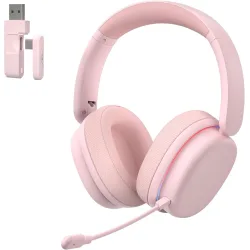 AULA G7 PRO (5323) TAI NGHE GAMING 3 MODE (Phiên bản màu hồng) - Máy Tính Bàn Đắk Lắk