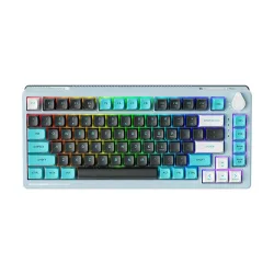 Bàn phím Machenike K600T-B8 Grey Blue Tri-Mode RGB - Máy Tính Bàn Đắk Lắk