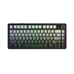 AULA F75 MAX (1493) BÀN PHÍM CƠ GAMING 3 MODE (Phiên bản Xám + đen gradient contour/ Reaper switch) - Máy Tính Bàn Đắk Lắk