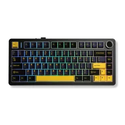 AULA F75 (4890) BÀN PHÍM CƠ GAMING CÓ DÂY (Phiên bản Đen + Xanh đậm + Cam/ Pink switch) - Máy Tính Bàn Đắk Lắk