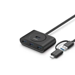Bộ chia cổng USB 3.0/ Type C sang 4 cổng USB 3.0 UGREEN 40850 – Tốc độ truyền lên đến 5Gbps - Máy Tính Bàn Đắk Lắk