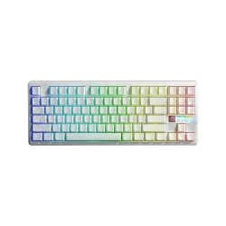 AULA F87 PRO V2 (2605) BÀN PHÍM CƠ GAMING 3 MODE (Phiên bản Màu Trắng Contour/ Star Vector switch) - Máy Tính Bàn Đắk Lắk