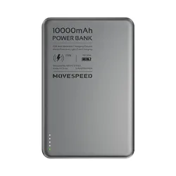 Sạc dự phòng từ tính Movespeed W10 | 10000mAh, 20W, Đen - Máy Tính Bàn Đắk Lắk