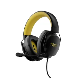 Tai Nghe Gaming Có Dây Zidli X1S Blade | 7.1 Surround Sound, USB, LED, Đen/Vàng - Máy Tính Bàn Đắk Lắk