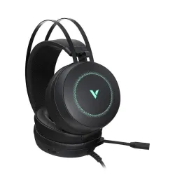 Tai nghe Gaming Rapoo VH160S Black Virtual 7.1 | USB, Over-ear, ENC, Đen - Máy Tính Bàn Đắk Lắk