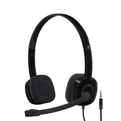 Tai nghe Logitech H151 STEREO | Có dây, On-ear, Đen - Máy Tính Bàn Đắk Lắk