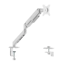 Giá treo màn hình Hyperwork T6 (HPW-T6.V2-WHT) | 17-32 inch, Tải trọng 2-9kg, Chân đơn, Trắng - Máy Tính Bàn Đắk Lắk