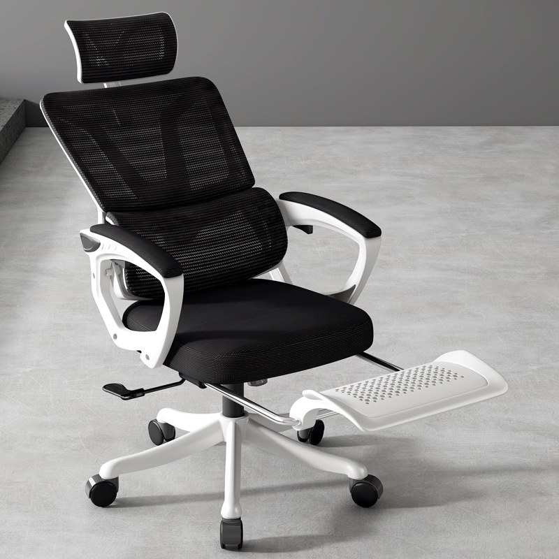 Ghế Công Thái Học EGO-006 BLACK/WHITE BLACK