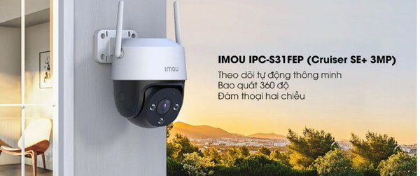 Camera Wifi Full Color IMOU IPC-S31FEP (Cruiser SE+ 3MP)