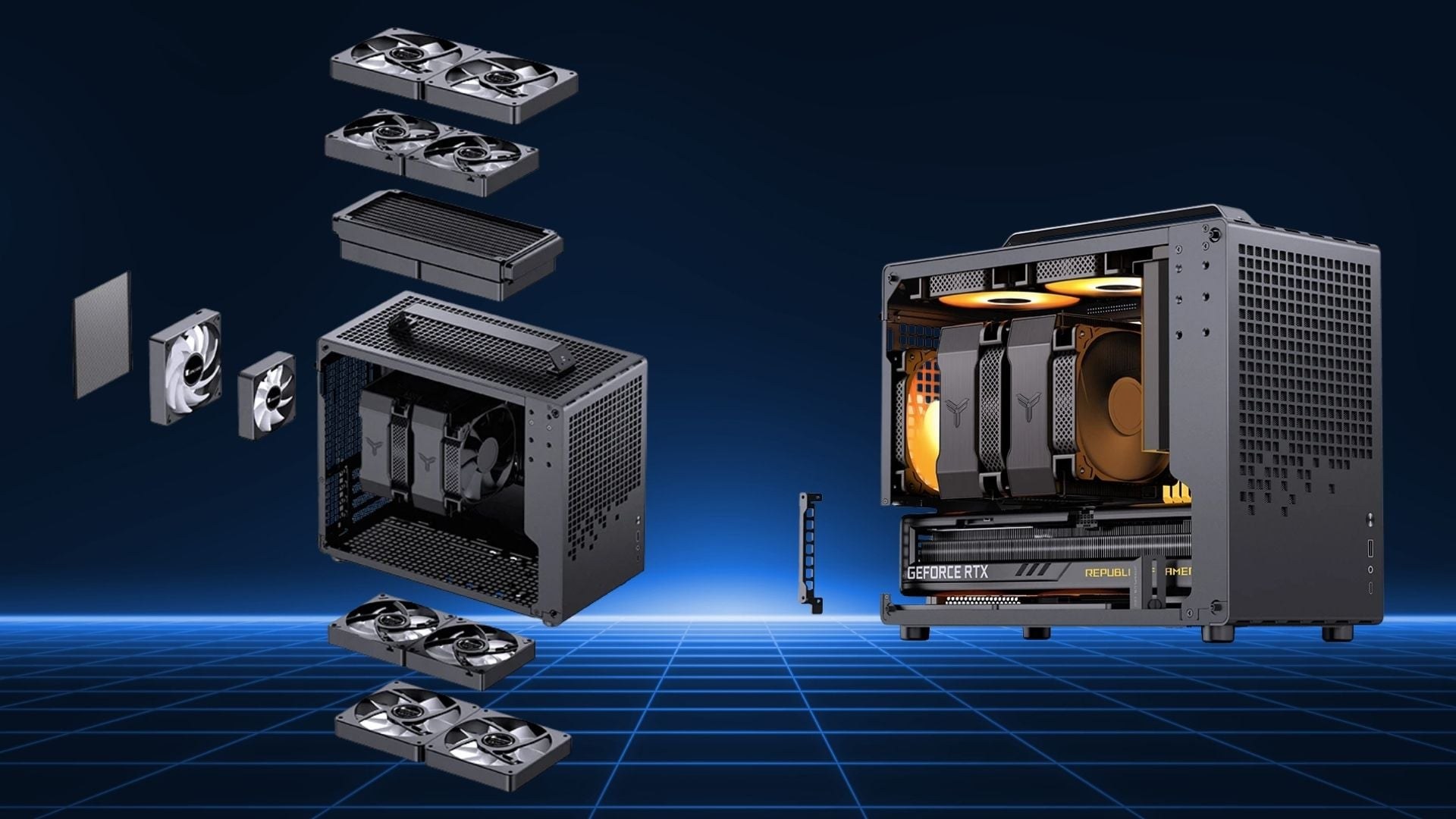 Thùng máy Jonsbo Z20 Micro-ATX Black - hỗ trợ quạt 120/140mm và radiator 240mm