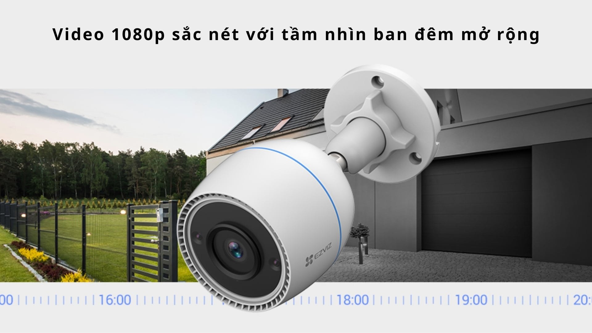 Camera WiFi Ngoài Trời 2MP EZVIZ CS-C3TN - Full HD