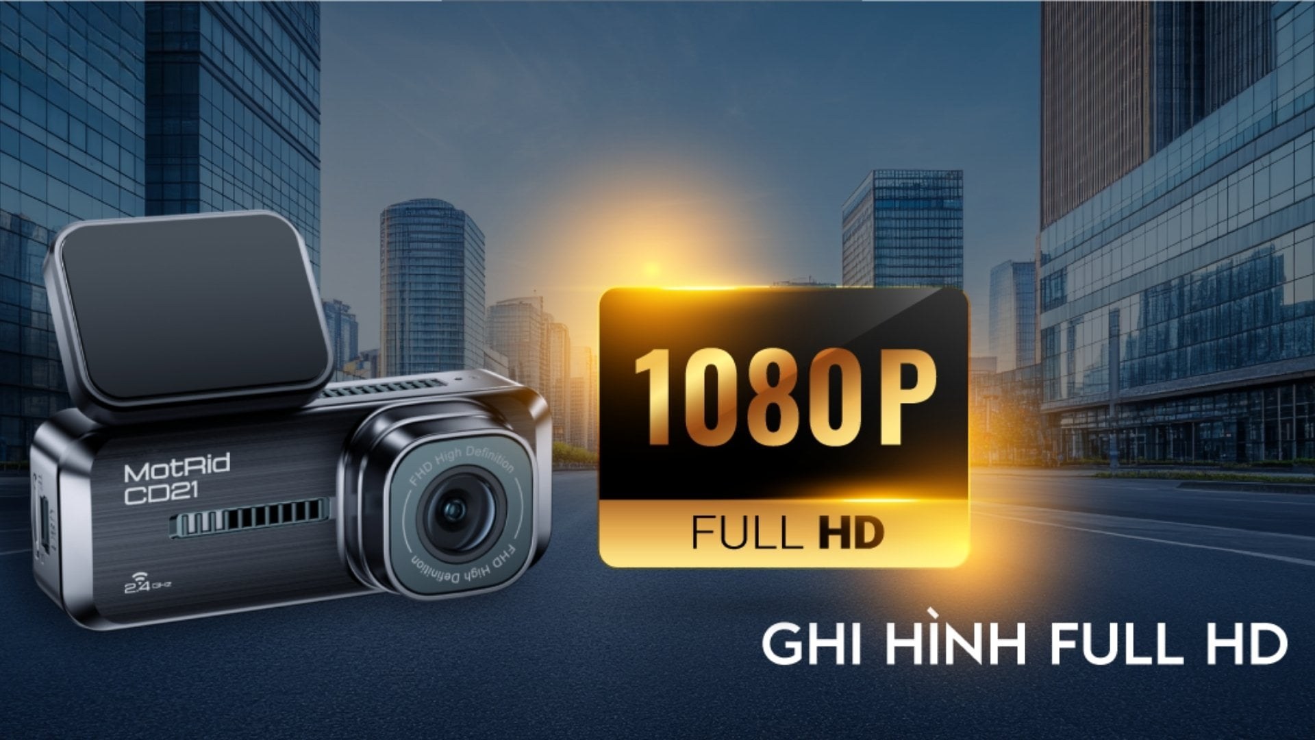 Camera Hành Trình MotRid CD21 – Giải pháp ghi hình minh bạch, an toàn cho mọi chuyến đi