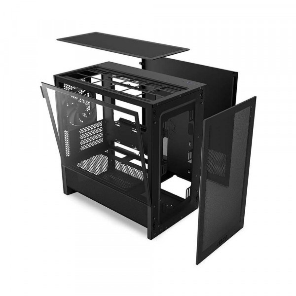 TNC Store Vỏ Case NZXT H3 Flow All Black M-ATX (CC-H31FB-01)