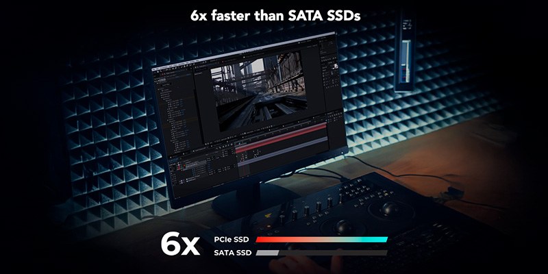 SSD Lexar NM610 PRO 500GB M.2 PCIe Gen3 x4 NVMe LNM610P500G-RNNNG