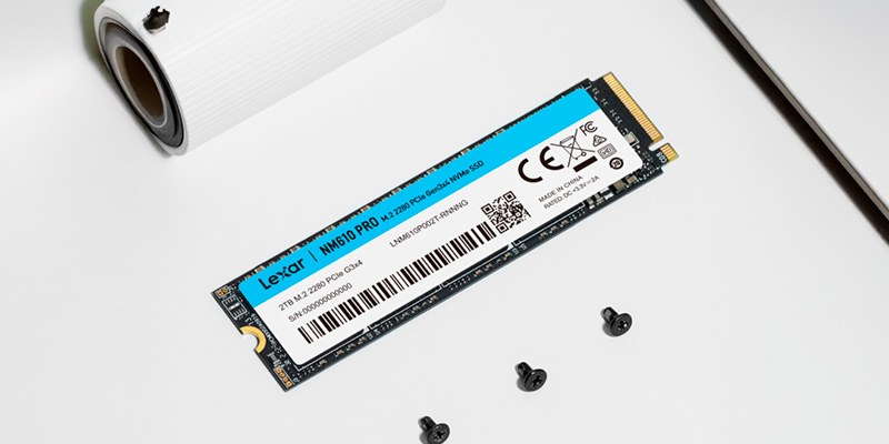 SSD Lexar NM610 PRO 500GB M.2 PCIe Gen3 x4 NVMe LNM610P500G-RNNNG