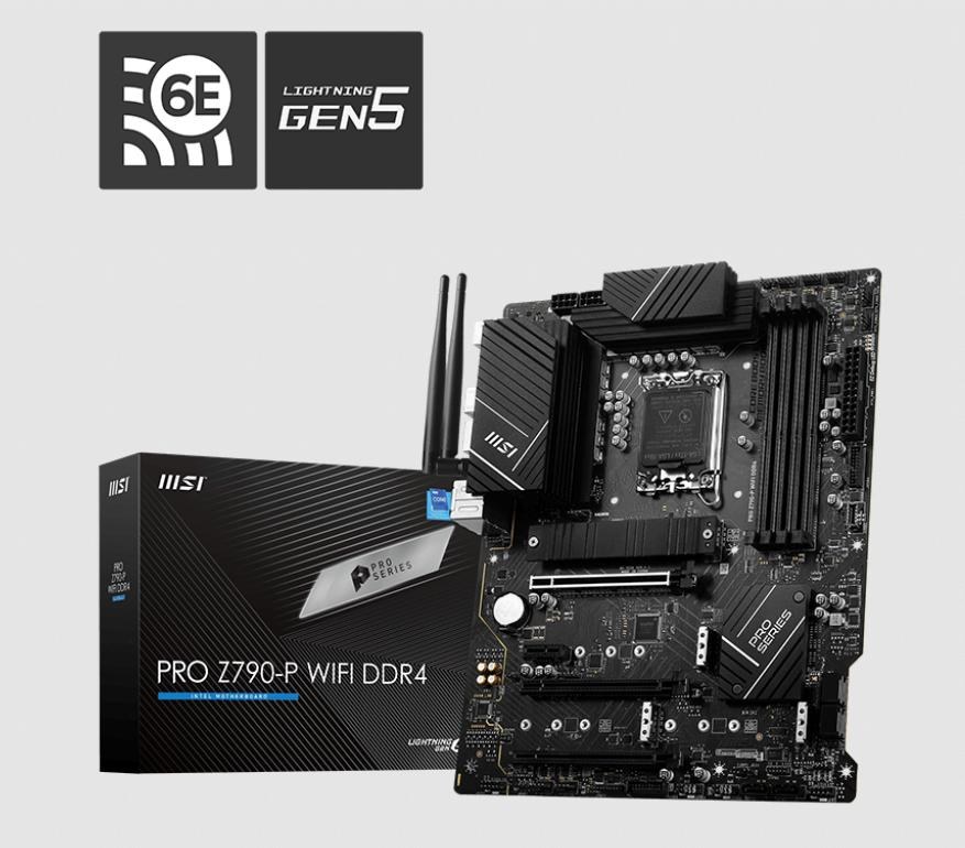 Bo Mạch Chủ Mainboard MSI Pro Z790-P Wifi DDR4