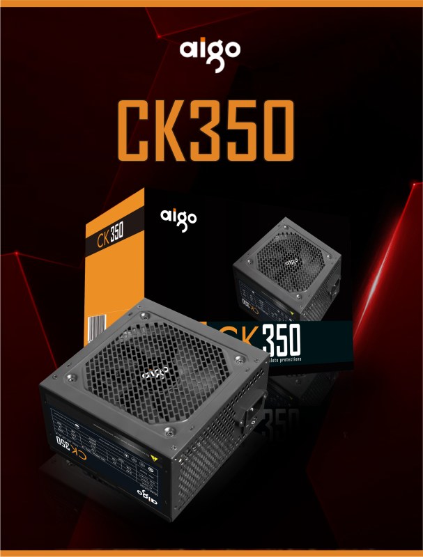 NGUỒN MÁY TÍNH AIGO MODEL CK350 350W