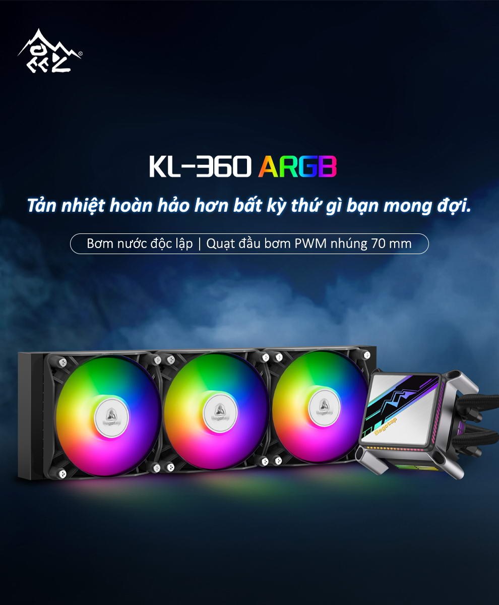 TẢN NHIỆT NƯỚC SEGOTEP KUNLUN KL360A-RGB (PUMP TÍCH HỢP FAN)