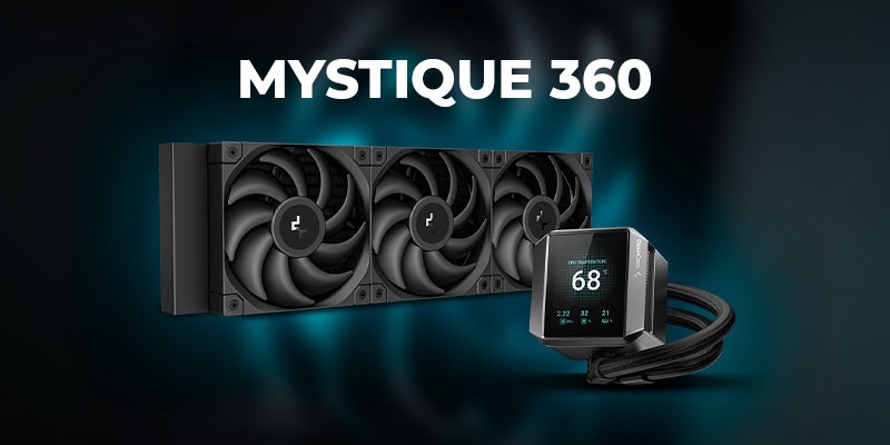 TẢN NƯỚC DEEPCOOL MYSTIQUE 360 ARGB ĐEN