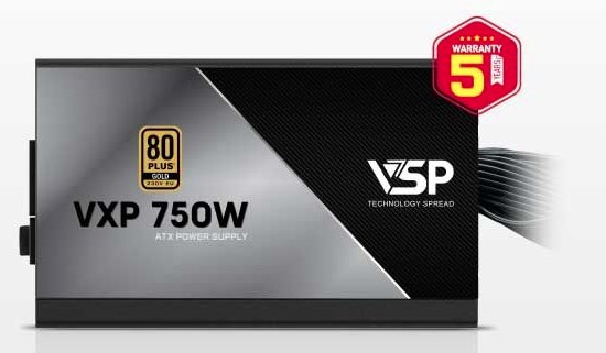 Nguồn VSP VXP750SGVN 80 Plus Gold