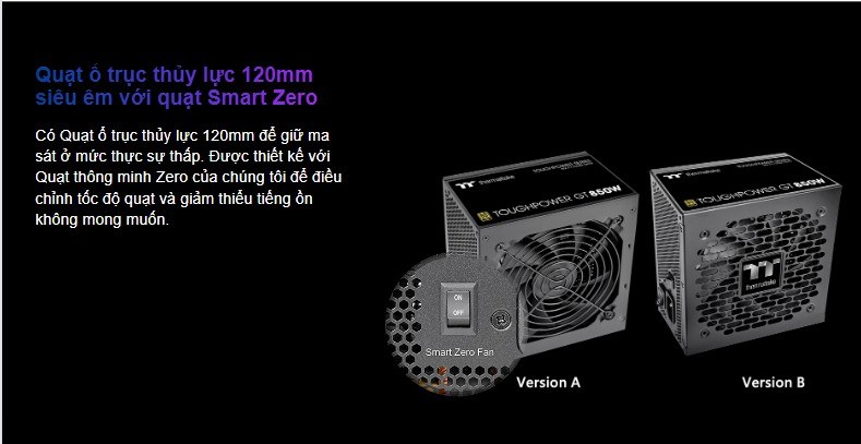 Nguồn Thermaltake TOUGHPOWER GT 850W (80plus Gold/ATX3.1/Full Modular)