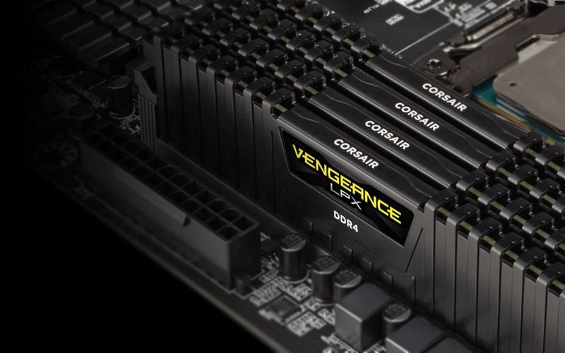 Với tốc độ bus 3200Mhz, RAM PC Corsair Vengeance 8GB DDR4 3200MHz LPX Tản Nhiệt mang đến hiệu năng vượt trội