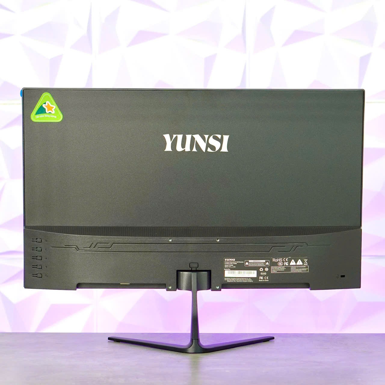 Màn hình cong gaming 24 inch YUNSI 165hz Y240Q8 FULL HD 1ms Đen - chính hãng FULL VAT