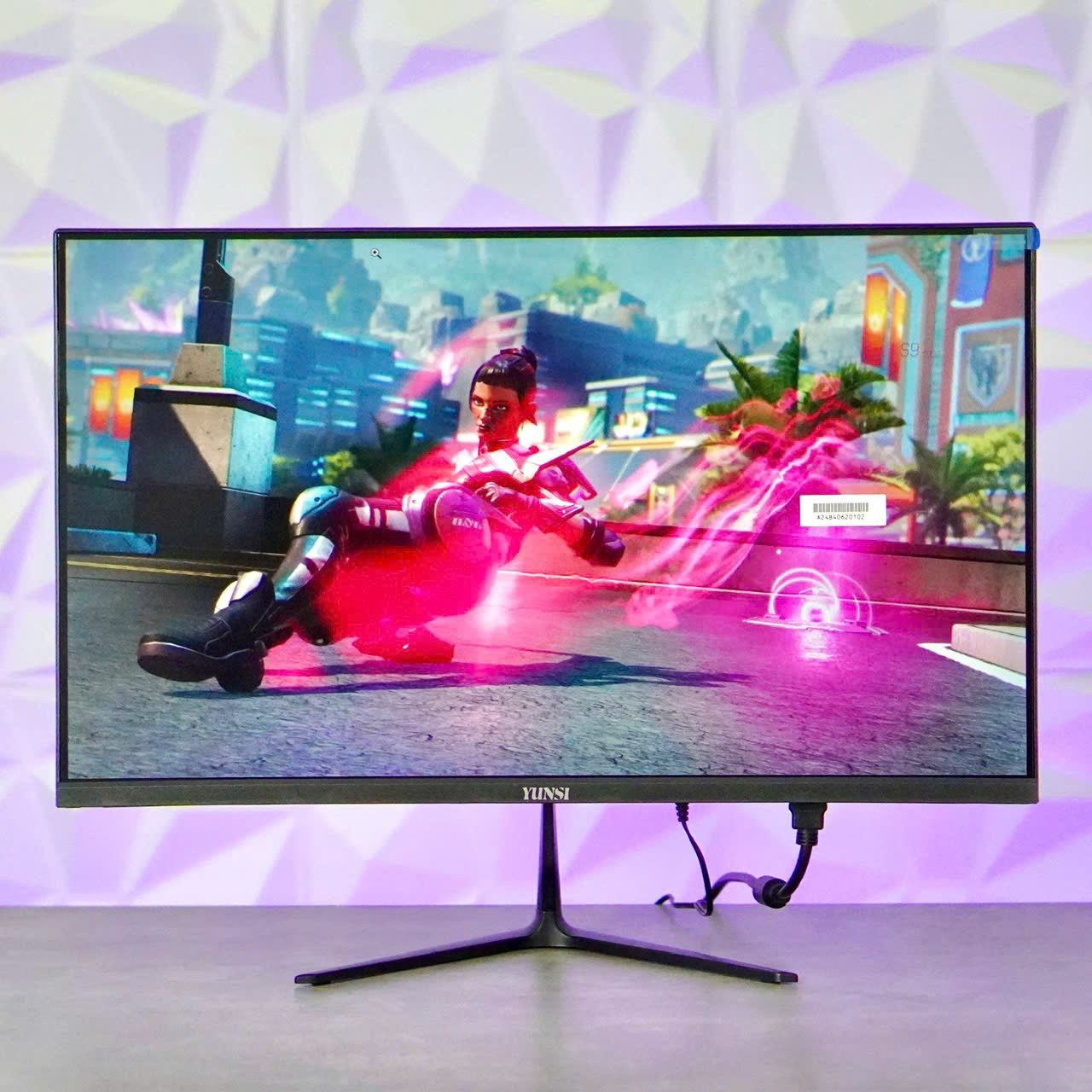 Màn hình cong gaming 24 inch YUNSI 165hz Y240Q8 FULL HD 1ms Đen - chính hãng FULL VAT
