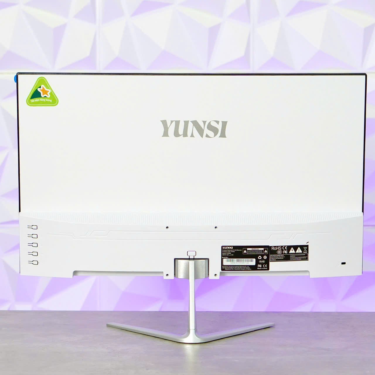 Màn hình cong gaming 24 inch YUNSI 165hz Y240Q8 FULL HD 1ms Đen - chính hãng FULL VAT
