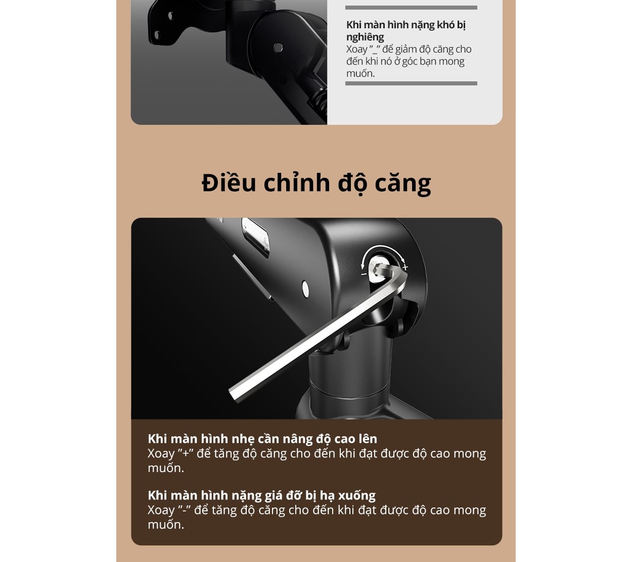 Giá treo màn hình AOC AM400G - Gray | 17 - 34 inch