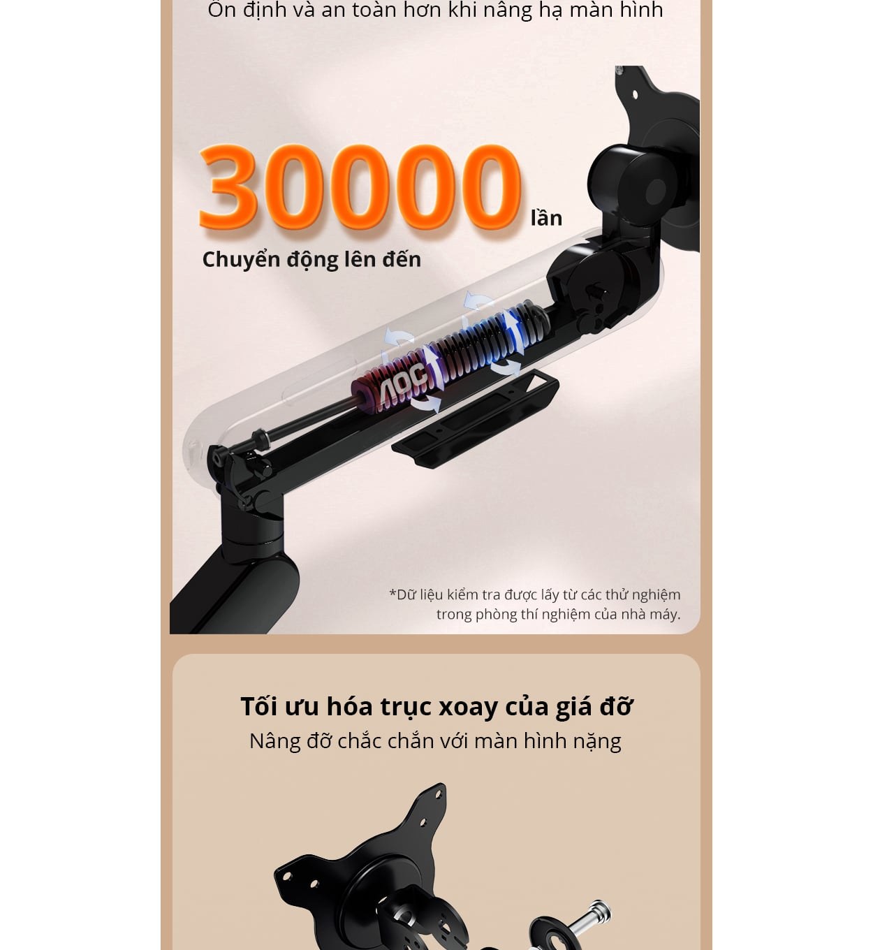Giá treo màn hình AOC AM400G - Gray | 17 - 34 inch