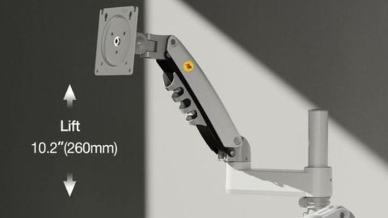 Giá đỡ NB H180 còn được trang bị khả năng mở rộng chiều dài tay đỡ