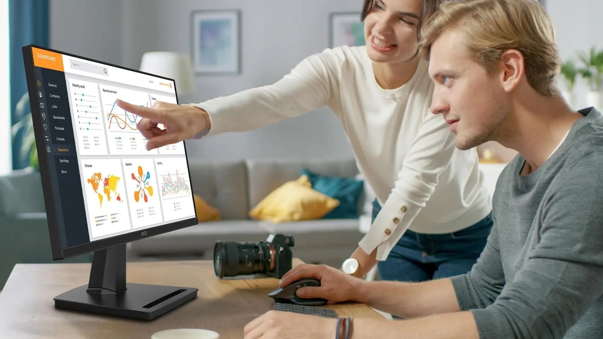 Màn hình văn phòng MSI PRO MP225 E12VL - Công nghệ bảo vệ mắt