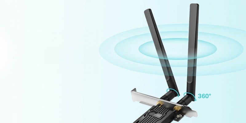 Card WIFI PCIe TP-Link Archer TX55E ( AX3000, Bluetooth 5.2) NEW