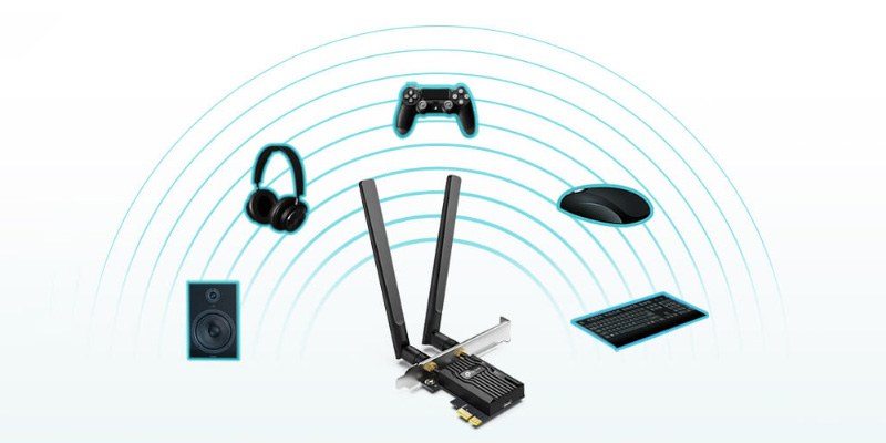 Card WIFI PCIe TP-Link Archer TX55E ( AX3000, Bluetooth 5.2) NEW